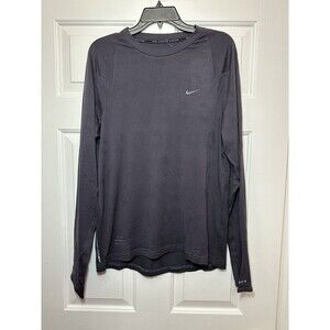 Size M Nike Therma Fit Dri-Fit ADV Running Long Sleeve Shirt Purple FZ1125-573